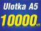 Ulotka A5 10 000 szt. druk dwustronny KOLOR