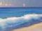 Fala na Oceanie - Plaża - plakat 91,5x30,5 cm