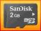 SanDisk MICRO SD 2GB TRANS FLASH HERMES GLIWICE