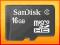 SanDisk MICRO SD 16GB HERMES GLIWICE