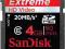 SANDISK EXTREME HD VIDEO 4GB SDHC 20 MB/s