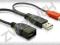 Kabel USB 2.0 2xAM-AF dodatkowe zas. (65306)