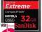 KARTA CF 32GB SANDISK EXTREME 60 MB/S x400 UDMA