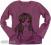 =SN= LOVELY LOOK modna bluzka ok. 98/104 purple