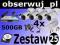 Zestaw monitoring DVR 500GB 4 x 600 TVL + akc.