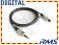 Kabel jack optyczny -TOSLINK SPDIF- Digital - 0,5m