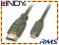Kabel HDMI -micro HDMI (typu D) Lindy 41352- 1,5m