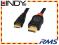 Kabel mini HDMI (typu C) - HDMI Lindy 41125 - 1m
