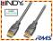 Kabel HDMI 1.4 High Speed, 3D Lindy 41110 -0,5m