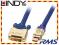 Kabel HDMI-DVI Lindy 37080 - 0,5m
