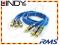 Kabel Component 3xRCA-3xRCA Lindy 37529 - 0,5m