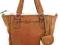 BESTINI SHOPPER BAG A4 Z FUTERKIEM CAMEL PREZENT