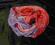 Fioletowo-różowy z frędzlami połysk 65x165