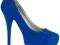 BUTY GWIAZD SEKSI HIGH PUMP COBALT BLUE ENGLAND 39