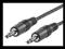 LB3 KABEL AUDIO STEREO JACK M / M 1m ŁĄCZNIK F-V