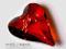 6240 Swarovski Wild Heart 27 mm RED MAGMA