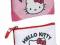 Oryginalny portfel Hello Kitty z brelokiem 2kolory