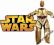 Strój ROBOT C-3PO STAR WARS * r.110-122 4/7 lat