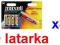 BATERIA ALAKALICZNA MAXELL LR6 AA R6 8szt +LATARKA