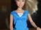 Śliczna lalka Barbi Mattel ubrana w sukienke okazj