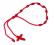 Bransoletka Decenarios - Różaniec sznurek czerwony