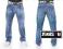 ! !JEANSY VINTAGE BLUE CIIB spodnie jeansowe 34/32