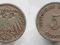 ****** 5 Pfennig 1901 E ******