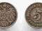 ****** 5 Pfennig 1909 E ******