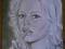 Grafika w ołówku Brigitte Bardot A3 - antyrama