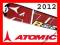 narty ATOMIC RACE JR 140 cm + wiązania EVOX 7