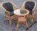 Fotele i stół meble ogrodowe Super Jakość Wik