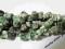 (A-537) Jaspis zielony kostka 4mm - sznur 38cm