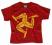 S9*- JERZEES - czerwony t-shirt na 3-4 lata
