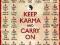 Keep Karma And Carry On - plakat 61x91,5 cm
