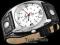 NIEKULAWY MĘSKI ZEGAREK - BIAŁA WYRAŹNA TARCZA