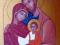 duża ikona Świętej Rodziny-ręcznie malowana