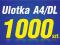 ULOTKA A4/DL 1000 szt. DRUK DWUSTRONNY NAJTANIEJ!