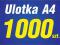 ULOTKA A4 1000 szt. 4+4 PROMOCJA! Faktura Vat