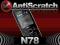 Folia AntiScratch NOKIA N78 +szmatka