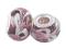 PD048 Lampwork koraliki modułowe ze wzorem 9x14mm