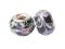 PD049 Lampwork koraliki modułowe ze wzorem 9x14mm