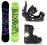 Nowy Zestaw Snowboard Raven Paradox Blk 141cm 2012