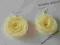 Kolczyki Kwiatki Kwiatek Żółte 5cm MACIEJKO