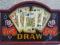 DREWNIANY SZYLD REKLAMY POKER CASINO DRAW PREZENTY