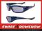 SPORTOWE OKULARY ACCENT SHARK - NIEBIESKIE METALIK