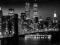 MANHATTAN NIGHT - Nowy Jork - plakat 91,5x61 cm