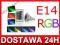 Żarówka diodowa E14 3W RGB 16 kolorów +PILOT O49N