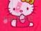 Hello Kitty ręcznik 75x150 super różowy W-wa HIT