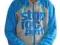 STOPROCENT BLUZA ZIP REGLAN MELANGE-BLUE XL