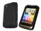 Black Rubber case HTC Wildfire S +2x folia wymiar